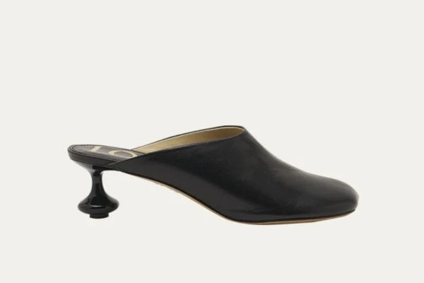 Toy Leather Drop Stiletto Mules